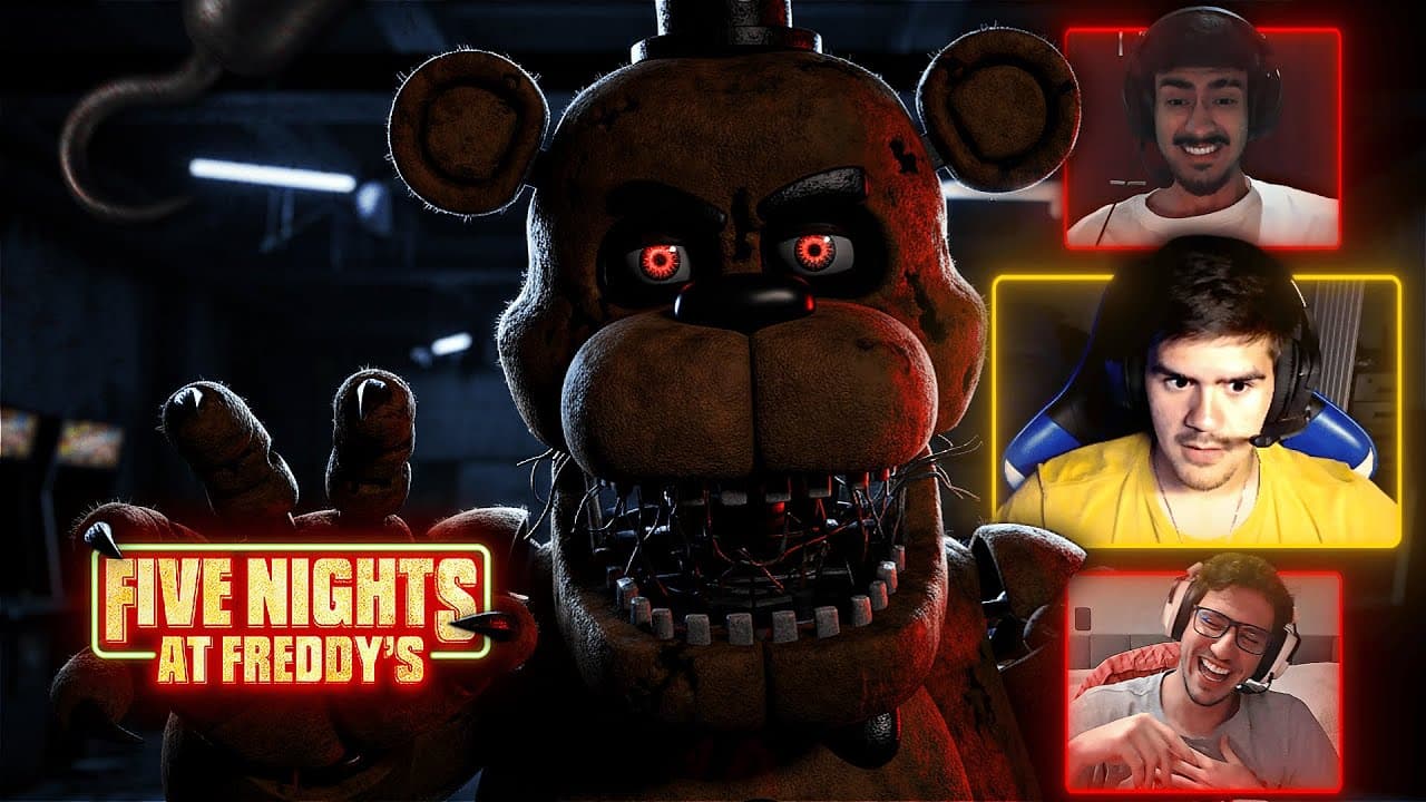COLOCAMOS NOSSO AMIGO PARA JOGAR FNAF PELA PRIMEIRA VEZ...